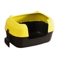 thumbnail image 4 of Caja de Arena para Gatos perfecl Inodoro Portátil Extraíble Antisalpicaduras Amarillo y Negro, 4 of 8