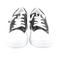 thumbnail image 2 of Women Low Top Sneaker Comfortable PU Leather Slip On Height Increasing Fashion Casual Shoes for Women Black 37 Size, 2 of 24