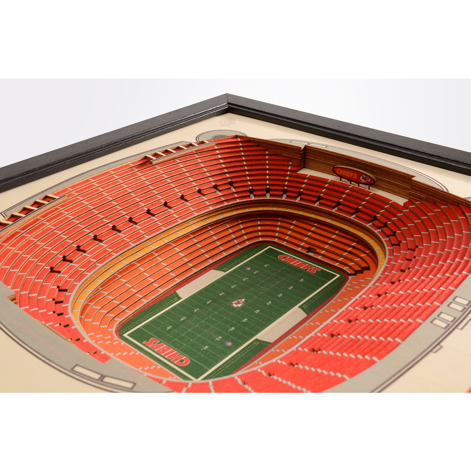 Kansas City Chiefs 25.5" x 19.5" Arrowhead Stadium Stadium Views Wall Art