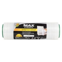 Duck Max Strength Heavy Duty Plastic Stretch Wrap, 15 in x 1000 ft, Clear