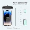 thumbnail image 7 of 2 pc IP68 PVC waterproof phone case swimming water proof bag universal underwater phone protector pouch for iPhone 15 14 13 pro, 7 of 7