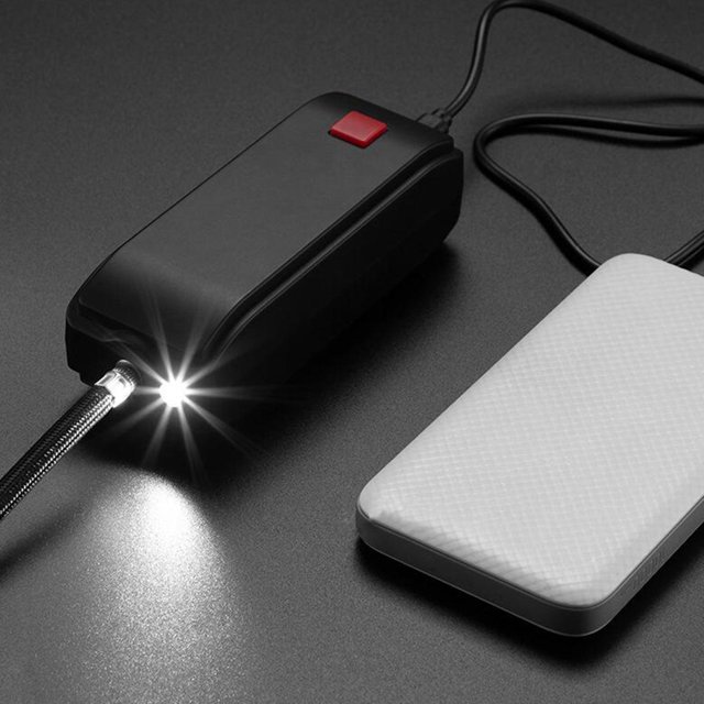 Mini portátil de mano con carga USB ligera, compresor de aire, inflador, bomba de neumáticos para bolas de bicicleta, kayak Soledad compresor de aire