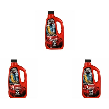 Drano Max Gel Clog Remover – 30.4 fl oz Each  x (3 Pack) Thick Action Gel Drain Cleaner Safe for Most Pipes