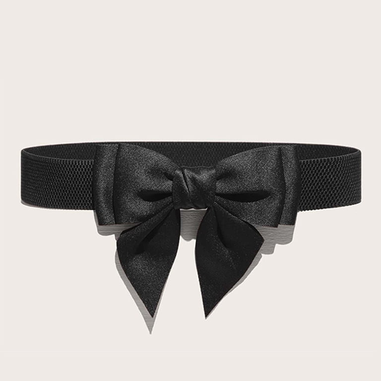 Belt Women Cute Bow Wide Elastic Waist Belt Adorable Dress  display picture 1