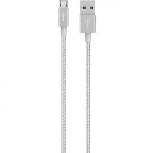 Belkin MIXIT - Câble USB - Micro-USB Type B (M) à USB (M) - USB 2.0 - 4 ft - Argent