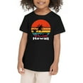 thumbnail image 2 of TOOYOU Boys Summer T-Shirt Tee Coconut Tree Sunset Beach Top Hawaii Vacation Short Sleeve Tropical Shirts For Teen Size 12-24 Months Black, 2 of 3