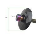 thumbnail image 2 of 2PCS Bicycle Headset Top Covers CNC Aluminum Alloy with Stainless Steel Bolts, 2 of 6