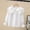 Beige4, variant on Elegant Girls Long Sleeve Party Blouse Ruffled Button Down Shirt for School and Occasions T-Shirts Kids Short Sleeve Crewneck Solid Basic Tees Casual Tops