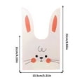 thumbnail image 1 of Bags for Candy,Cute Ears Rabbits Bag for Biscuits Candy Snack Package, 50 Piece Party Favor Bag, 1 of 8