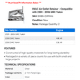 thumbnail image 2 of HVAC Air Outlet Retainer - Compatible with 2000 - 2006 GMC Yukon 2001 2002 2003 2004 2005, 2 of 2