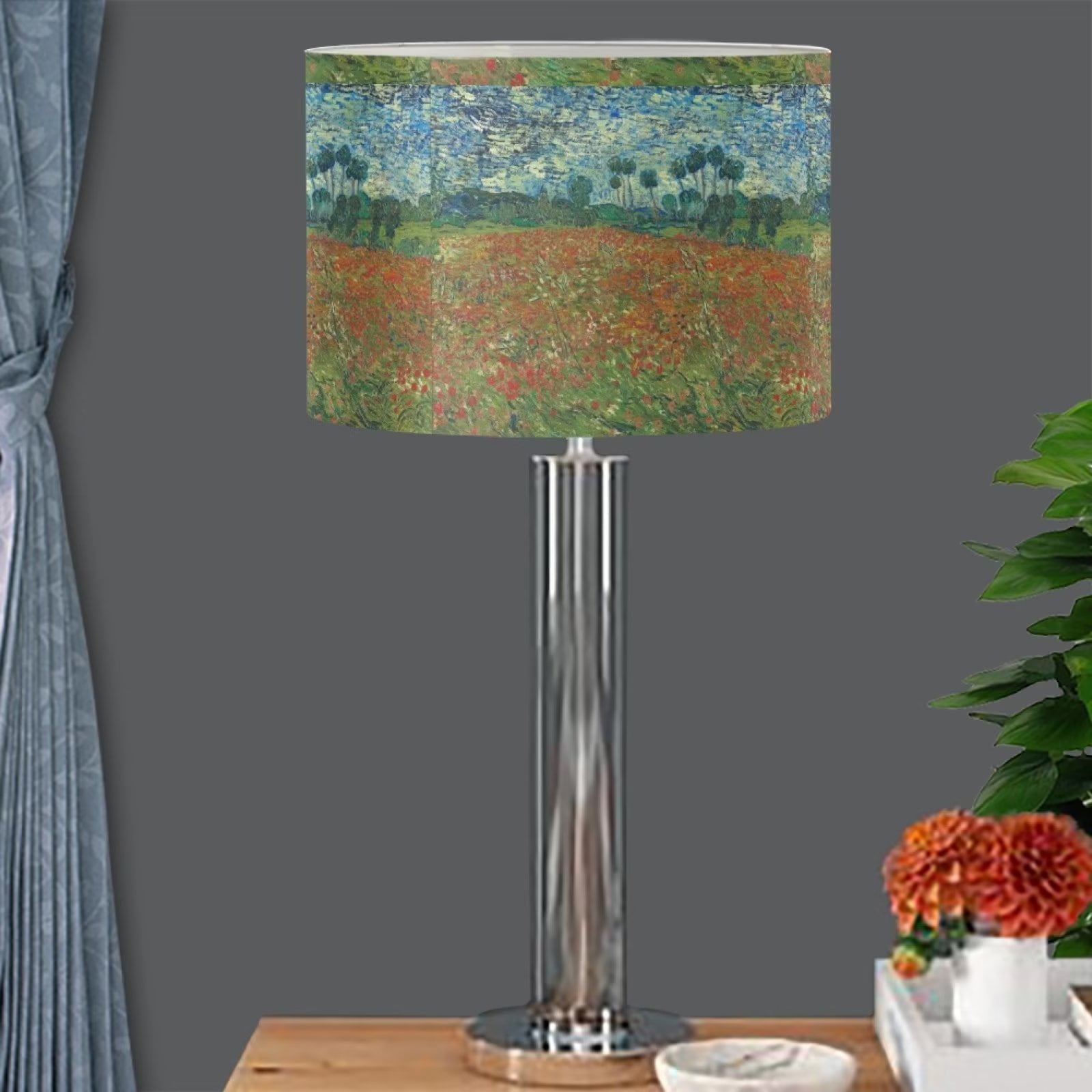 NETILGEN Vincent Van Gogh Lampshade Rustic Lamp Shade Lightweight Field