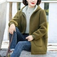 thumbnail image 5 of Winter Women's Thickened Warm Cotton Coat Jacket - Temperament & Casual, 5 of 5