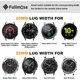 thumbnail image 2 of Correa de cuero para reloj de mujer y hombre, correa de repuesto de la serie Axus, de piel de becerro auténtica con cierre de metal de acero inoxidable de 22 mm, 2 of 5