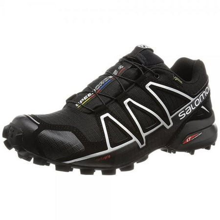 Salomon Men's Speedcross 4 GTX Trail Running Shoes, Black, 10.5 M