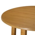 thumbnail image 5 of Maven Lane Sasha Round Wooden Dining Table in Weathered Natural Finish, 5 of 7