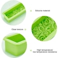 thumbnail image 3 of Molde de silicona con forma de flor de rosa, molde para jabón, molde rectangular de resina, moldes para manualidades con relieve 3D, 3 of 9