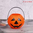 thumbnail image 1 of CNKOO Halloween Christams Party Props Plastic Pumpkin Bucket Candy Box Halloween Decor, 1 of 5