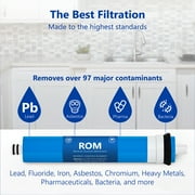 4 Pack 100 GPD Membrane Reverse Osmosis Universal Compatible Replacement RO