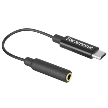 UPC: 6971008025125 | Saramonic Short USB Type-C Male to Gold-Plated Female 3.5mm TRS Adapter Cable (SR-C2003)