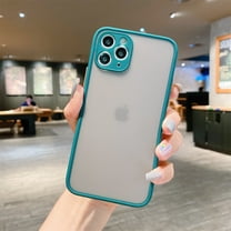 SaniMore for iPhone 13 Pro Max 6.7 inch Case Ultra Slim, All-Inclusive Rear Camera Translucent Matte Frosted [Never-Yellowing] TPU Bumper for iPhone 13 Pro Max Shockproof Protection Shell, Matchagreen