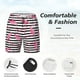 thumbnail image 3 of Fotbe Flamingos Traje de Baño para Hombre – Shorts de Natación de Secado Rápido con Forro y Bolsillos-Large, 3 of 6