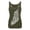 Army Green, variant on Women's Summer Tank Tops Feather Print Vest Fashion The L-shaped Vest Blouse Workout Athletic Yoga Shirt