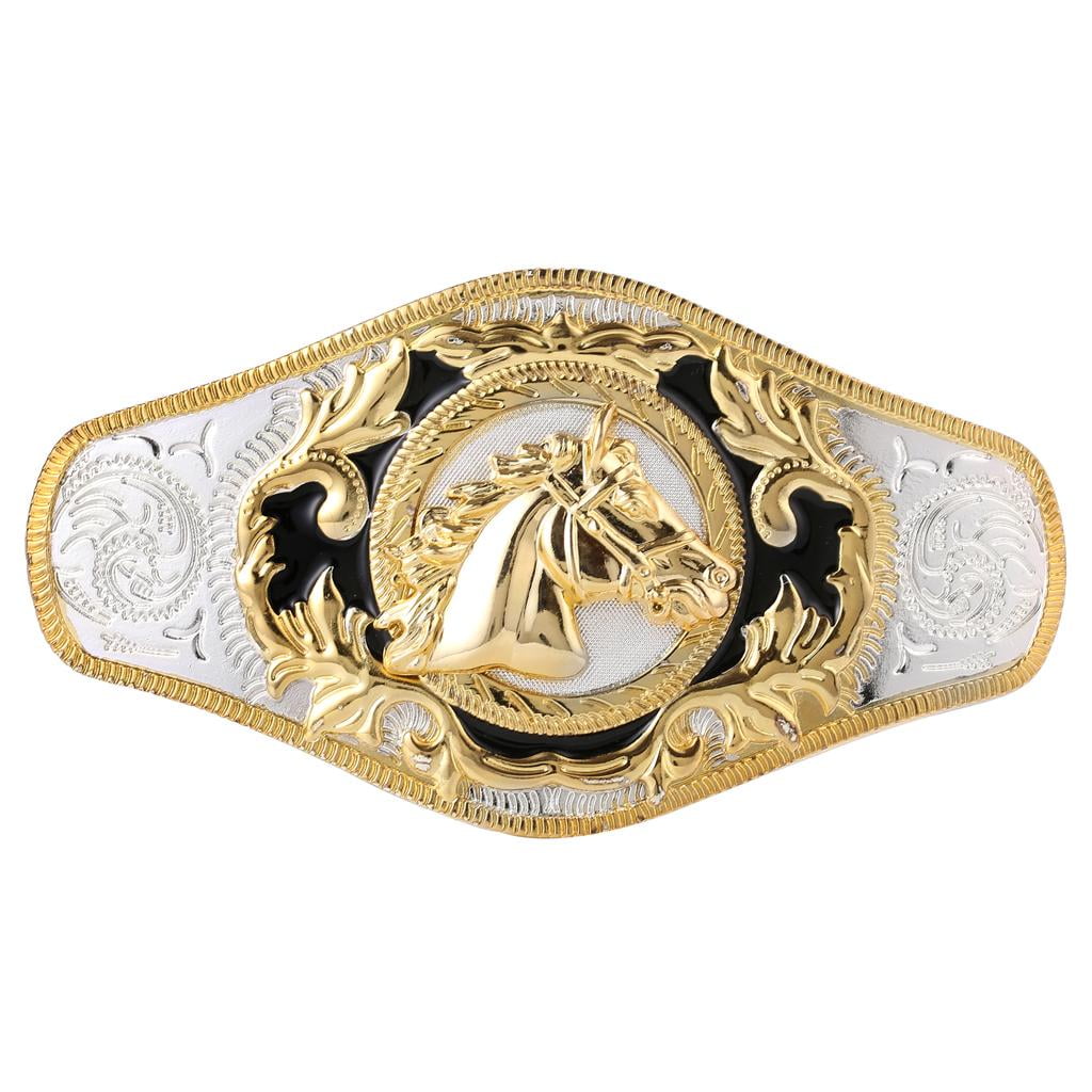 Belt with large buckle sales