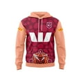 thumbnail image 4 of 2024  QLD Maroons QLO Mens Indigenous Hoodies Singlet RUGBY JERSEY Customize Zip Hoodies, 4 of 5