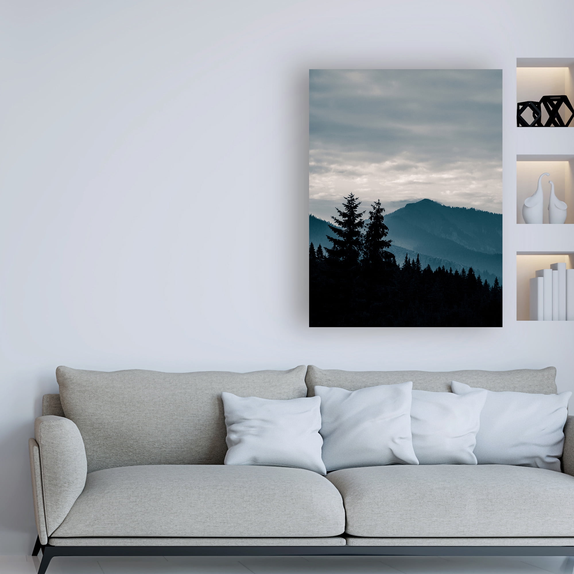 Trademark Fine Art 'Blue Mountains VII' Canvas Art by PhotoINC Studio