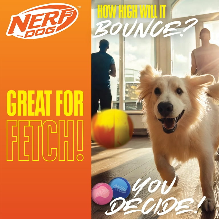 Nerf Dog Rubber Super Bounce Ball, 2.4 Inch 3-Pack photo 4