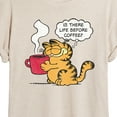 thumbnail image 3 of Garfield - Life Before Coffee - Juniors Ideal Flowy Muscle T-Shirt, 3 of 5