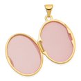 thumbnail image 4 of FB Jewels 14K Yellow Gold w/Rhodium 21mm Oval Guardian Angel Locket, 4 of 5