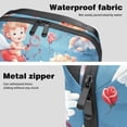 thumbnail image 4 of Cupid Digital Bag Oxford Cloth Waterproof Travel Organizer Charger Pouch Cell Phone Charger Station Computer Cord Organizer 5.9x9.44x3.14 in, 4 of 6