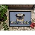 thumbnail image 3 of Caroline's Treasures BB1448JMAT Fawn Pug Welcome Door Mat, Indoor Rug or Outdoor Welcome Mat 24x36 Doormat , 36"L x, 3 of 4
