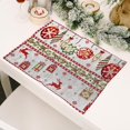 thumbnail image 3 of Christmas Table Mats Placemats Set Of 4 Winter Holiday Xmas Kitchen Mat Dining Place Mat,happy New Year Accessory, 3 of 5