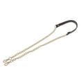 thumbnail image 4 of 2 uds oro + plata para mujer, correa de cuero de repuesto, bolso de hombro, bolso bandolera, cadena de metal Macarena Bolso de la cadena de mujeres, 4 of 8