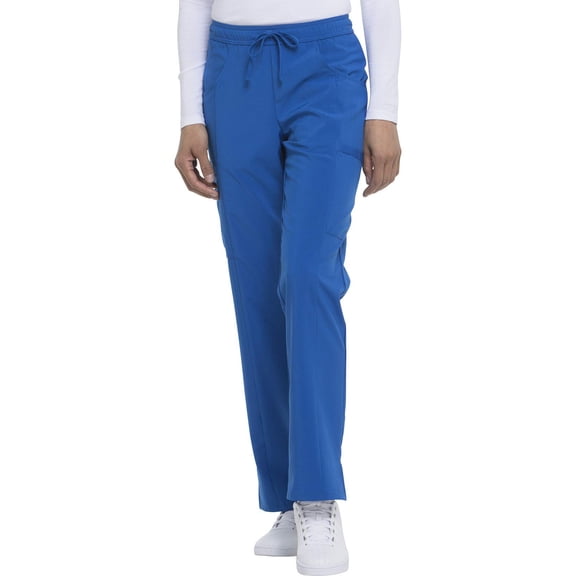 Dickies EDS Essentials Scrubs Pant for Women Mid Rise Straight Leg Drawstring DK010