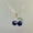 Blueberry, variant on Blueberry Fruit Colored Glaze Pendant Necklace