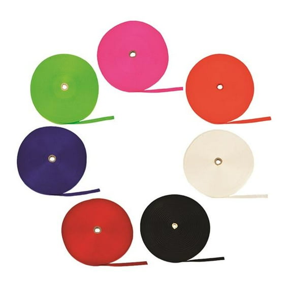 Jacks 376-NP Nylon Webbing 50 Yards per Roll, Neon Pink - 0.62 in.