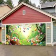 thumbnail image 6 of XGFHYJEH Easter Decoration, Easter Decorations for the Home, Easter Decor, Spring Wreath Fence Easter New Photo Material Photography Background Cloth, 6 of 6