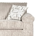 thumbnail image 4 of Roundhill Furniture Nason Wide Wale Corduroy Loveseat, Parchment, 4 of 5