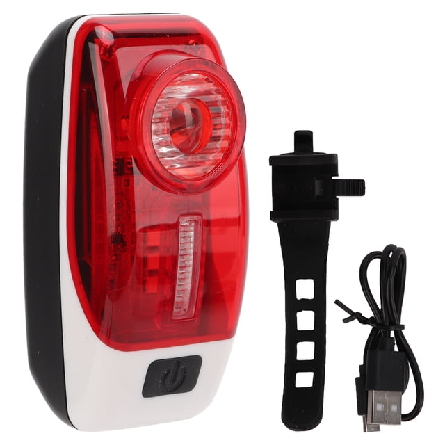 Luz trasera LED resistente al agua para bicicleta BRILLAR recargable por USB