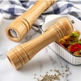 thumbnail image 4 of Agiferg 5-8-10inch Primary Color O a k Grinder, Manual Pepper Mill with Ceramic Grinder, 4 of 6