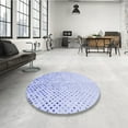 thumbnail image 4 of Ahgly Company Machine Washable Indoor Rectangle Transitional Lavender Blue Area Rugs, 2' x 4', 4 of 7