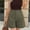 Army Green, variant on Shorts for Women Elegant Dressy Shorts for Summer to Smart-Casual Wardrobe with Pockets and Wide-Leg White M