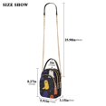 thumbnail image 2 of FORMRS Crossbody Bag for Women Quilted Travel Shoulder Cell Phone Purse with Chain Strap Handbag, Halloween Colorful Ghosts, 2 of 7