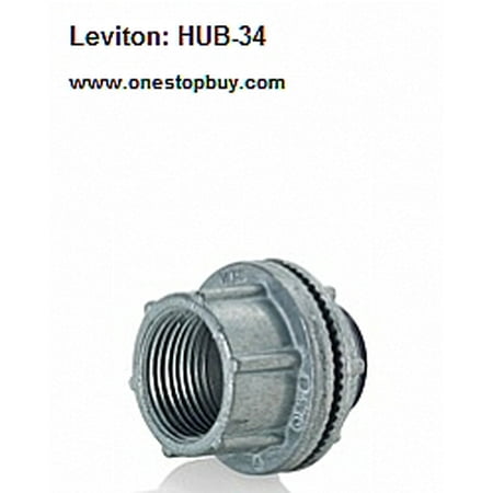 Leviton HUB-34 3/4-Inch Watertight Conduit Hub (Best Way To Cut Flexible Metal Conduit)