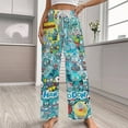 thumbnail image 2 of Hangyodon Womens Comfy Pajama PJ Pants Lounge Pants Sleepwear Drawstring PJ Bottoms Pants, 2 of 7