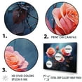 thumbnail image 3 of Designart "Dreamy Pink Rose Minimalism IV" Roses Floater Framed Wall Art Living Room, 3 of 5
