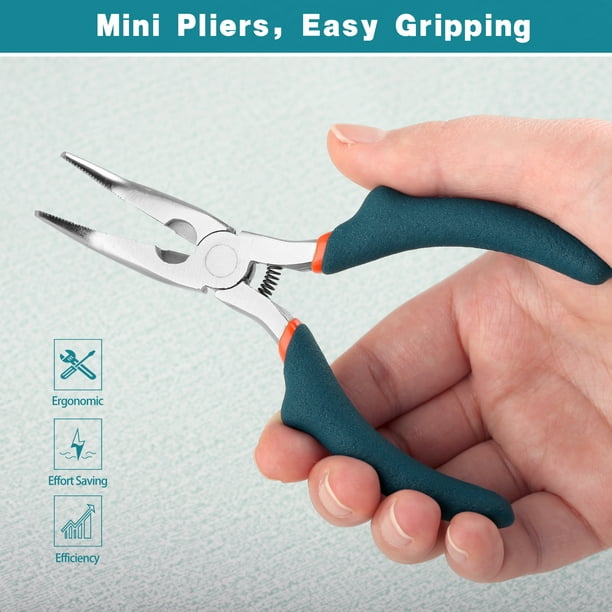 Linemans Pliers SPEEDWOX Mini Chain Nose Pliers Jewelry Making